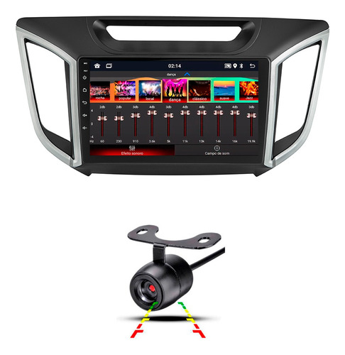Central Multimidia Android Creta Action 2021 22 Tv Gps Wifi