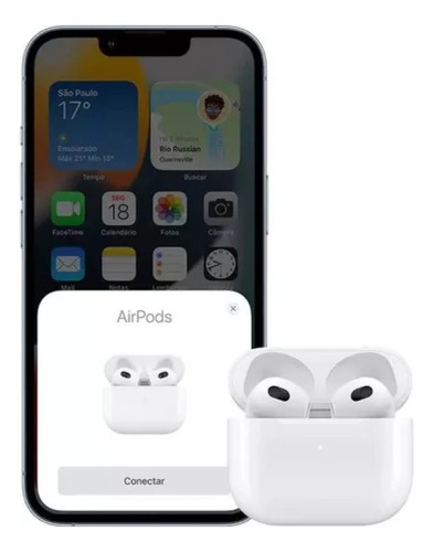 AirPods 3a Geração Com Estojo De Recarga Lightning Apple (Usado)
