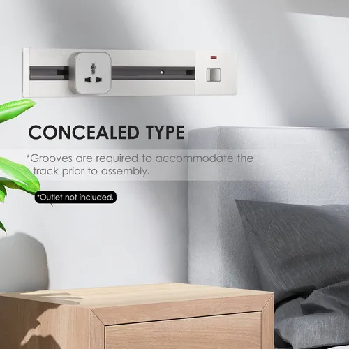 Sistema Eléctrico Extraíble Track Outlet Systems Oculto