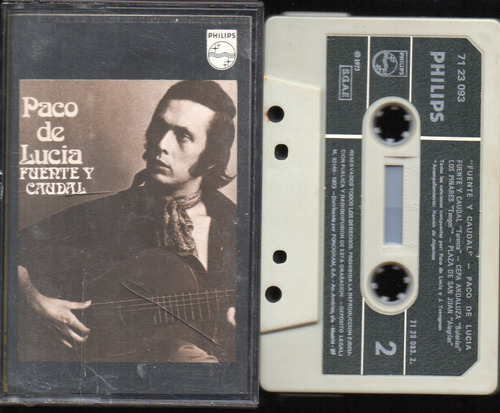 Paco De Lucía / Fuente Y Caudal Casete 8 Tracks Importado