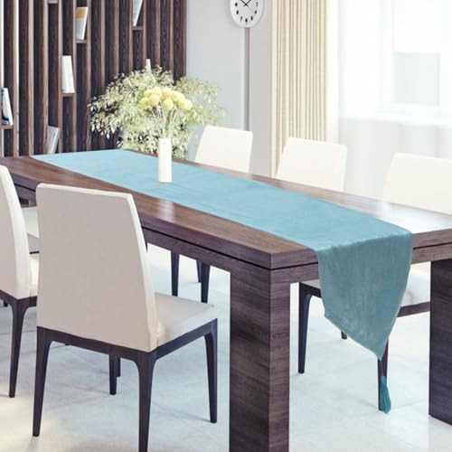 Juego De Mesa Decorativo De Algodón Y Lino Vintage Con Borla
