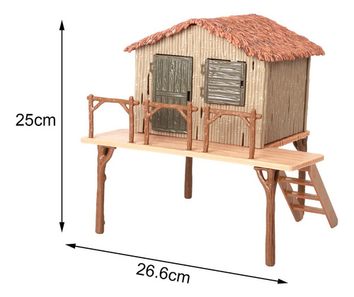 Mini Casa De Granja De Juguete, Juguete De Granja De
