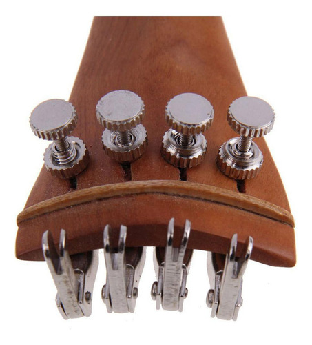 Juego De De Violín 4/4 + Mentonera + Clavijas + + Tornillos