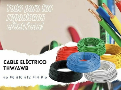 Cable Thw Calibre 02 Sigma 100% Cu 7h 90°(consultar Colores)