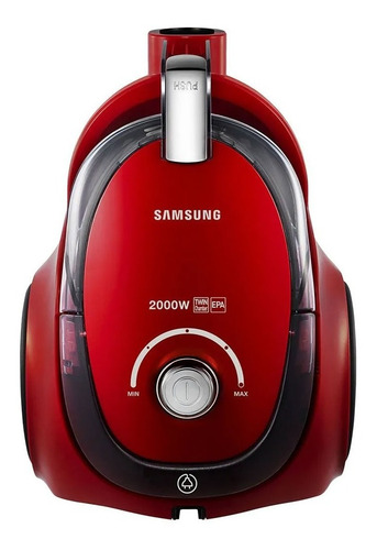 Imagen 3 de 5 de Aspiradora Samsung Vc20ccnmarf/bg 2000w Red Flame 1.5l
