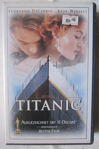 Vhs Pelicula Titanic 1998 Original En Aleman