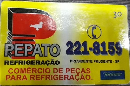 Mídia : Pepato Refrigeração - Telefônica - R$ 4,20 Reais