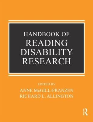 Libro Handbook Of Reading Disability Research - Anne Mcgi...