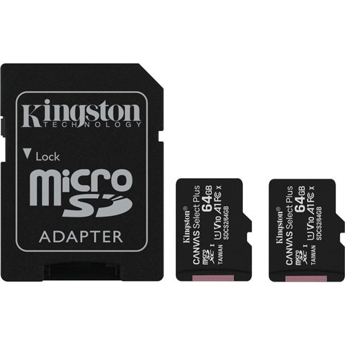  Memoria Micro Sd Kingston 64gb- Clase 10