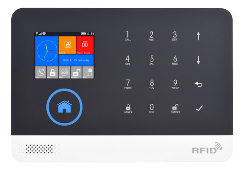 Alarma 433mhz Wifi + Gsm Auto-dial Sensor De Puerta Pir Cont