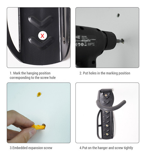 Gancho Eléctrico De Montaje En Pared Para /pro/kugoo M4