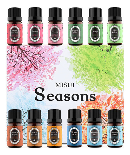 Season Theme Essential Oils Set - Misiji Top 12*10ml Arom