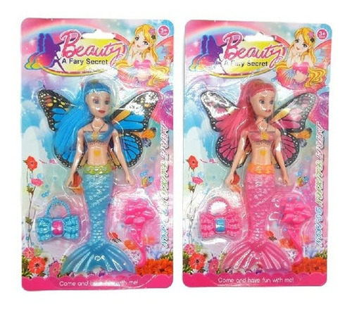 Boneca Sereia Atacado Kit Com 20 Brinquedo