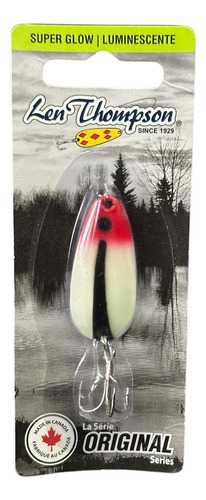 Señuelo De Pesca Len Thompson 7g - 1/4 Oz Color Rojo/blanco