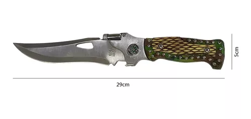 Cuchillo Tactico Caza Profesional Militar Camping + Estuche