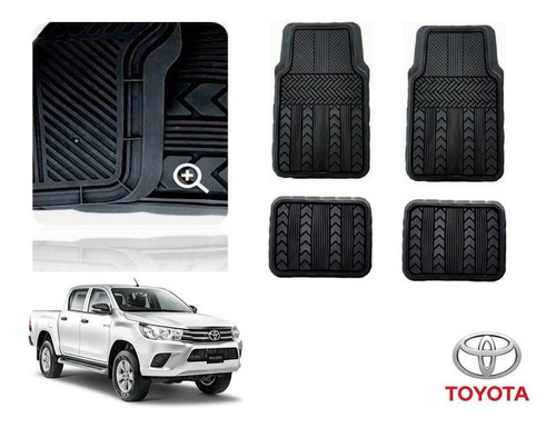 Kit Tapetes 4 Piezas Toyota Hilux 2015 Marca Race Track