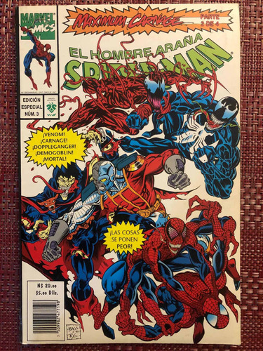 Spider-man Vol 3, Editorial Vid, 1993 Maximum Carnage