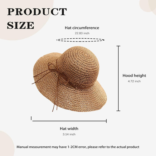 Sombreros De Paja For Mujer, Sombreros De Playa, Protección