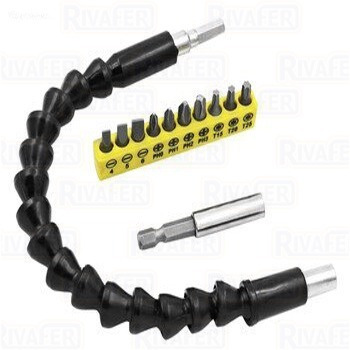 Imagen 3 de 10 de Flexible Extension Taladro Atornillador Puntas Prolongador