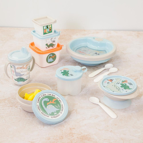 Kit de introducción de comida para dinosaurios Plasutil de 6 piezas