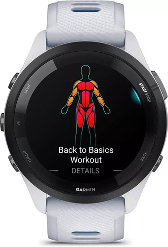 Smartwatch Garmin Forerunner 265 Music Branco/tidal Blue