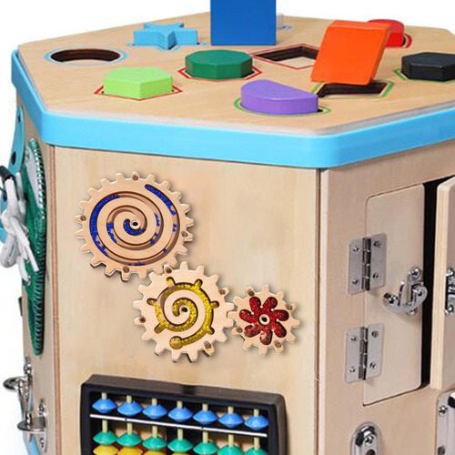 2 Accesorios De Tablero Ocupado De Bricolaje Para Niños