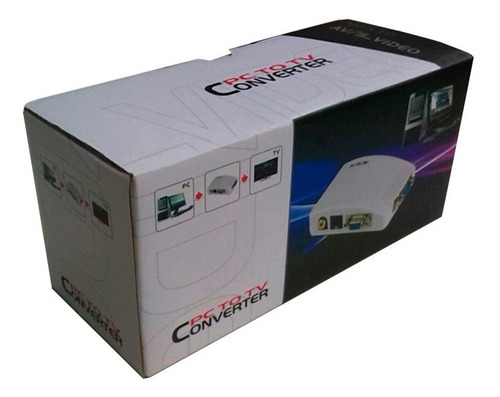 Conversor Vga A Rca Video Compuesto Premium Dvr A Tv Gtia