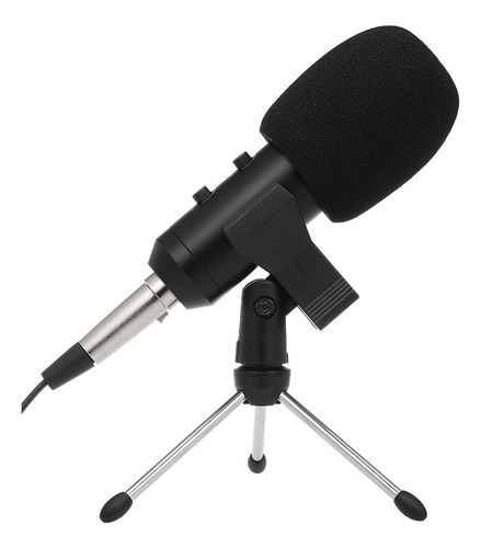 Micrófono De Condensador Usb Con Grabación Usb Plug & Play P