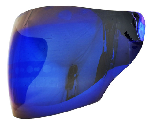 Viseira Azul Capacete Aberto Bieffe Allegro Honda Hjs