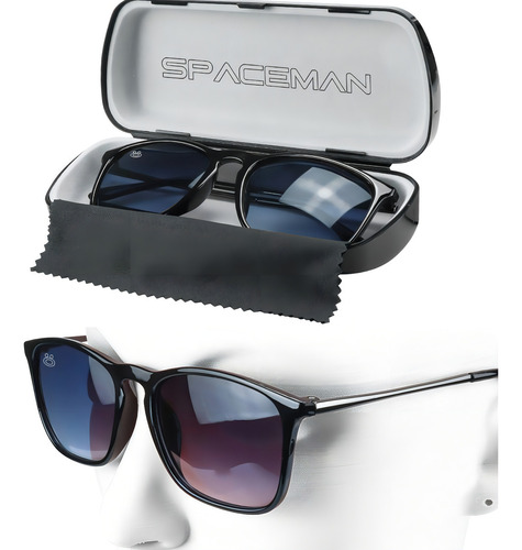 Oculos Sol Masculino Protecao Uv Aço Inox Quadrado Casual