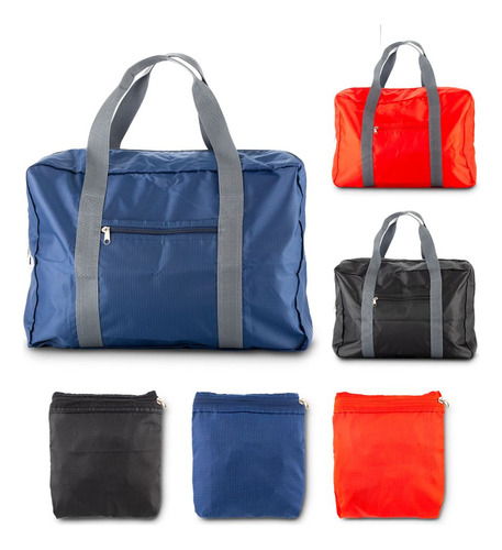 Bolsa Compacta Cliff Plegable En Poliester Bolsillo Exterior