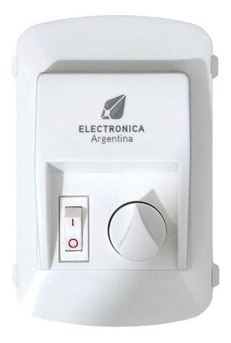 Variador De Ventilador Techo Tecla Caja Exterior Blanco