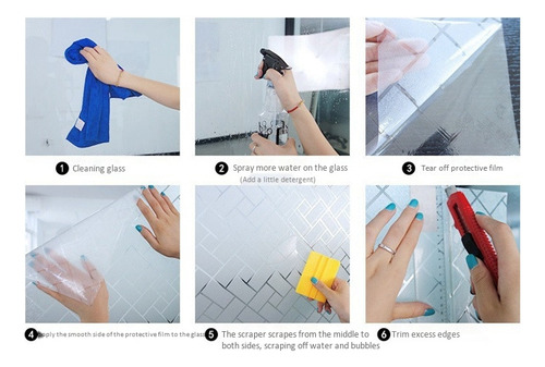 Lámina Estática Para Ventanas, Con Efecto Arcoíris, Para Dec