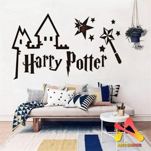 Vinilo De Corte Decorativo De Harry Potter 30x20cm