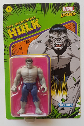 Imagen 1 de 3 de Marvel Legends 3.75 Figura De Hulk Versión Gris Nueva !!!