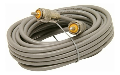 Astatic 302-10267 Gris Cable Coaxial Mini 8 De 18 Pies