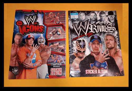 Wwe Rivals Icon Album De Estampas Topps Completos Originales (Usado)