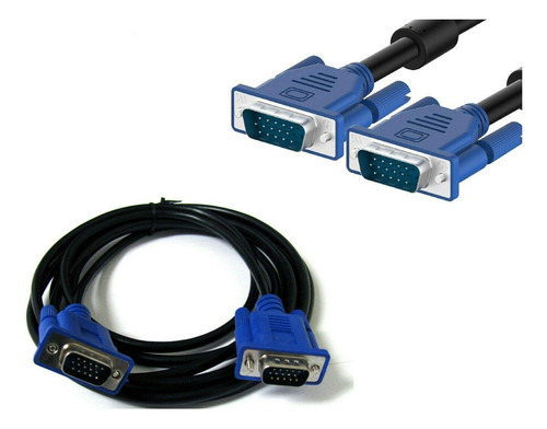 Cable Vga 15 Pine Macho Para Monitor Pc Portatil Tv Color