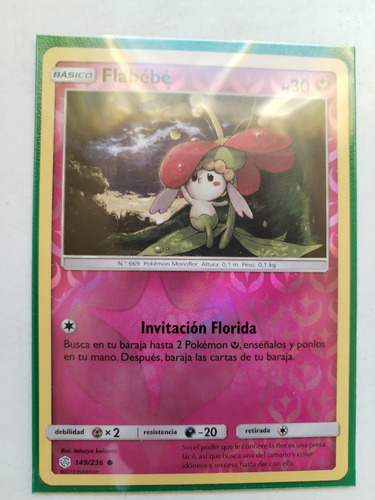 Flabebe - 149/236 - Common Reverse Holo Pokemon Tcg