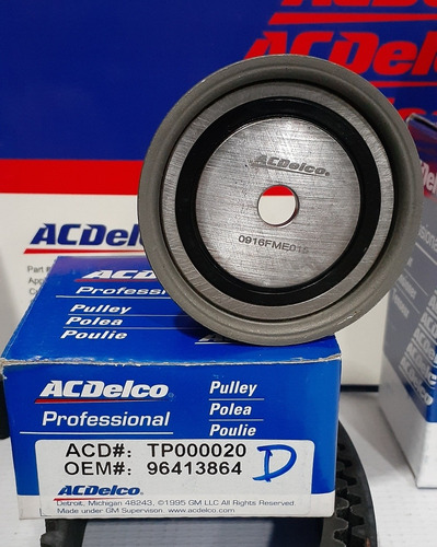 Kit Correa Tiempo Optra Designe Acdelco 100% Original Tienda