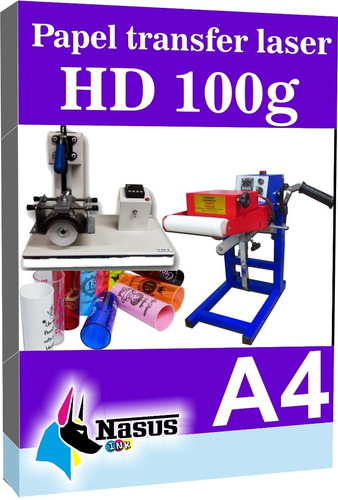 Imagem 2 de 2 de Maquina Transfer Giro Nasus Ink + 500 Folhas Papel Transfer