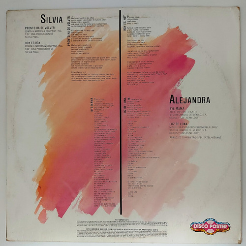 Silvia Pinal, Alejandra Guzman - Mame Bye Mama Poster Lp
