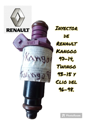 Inyector De Renault Kangoo 97-14, Twingo 93-15 Y Clio.