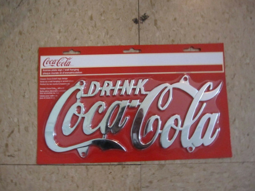 Cartel Emblema Coca-cola Chrome - A Pedido_exkarg