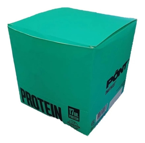 Caja X 12 Barras De Proteina Vegana Pont Choco Y Mani 75g Dw