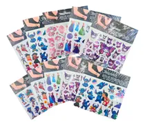 Comprar 10 Planchas Tattoos Temporales Personajes Surtidos Tatuajes Multicolor Personajes Surtidos