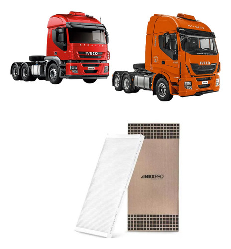 Filtro Ar Condicionado Nexpro Iveco Stralis Hi-way 500058325