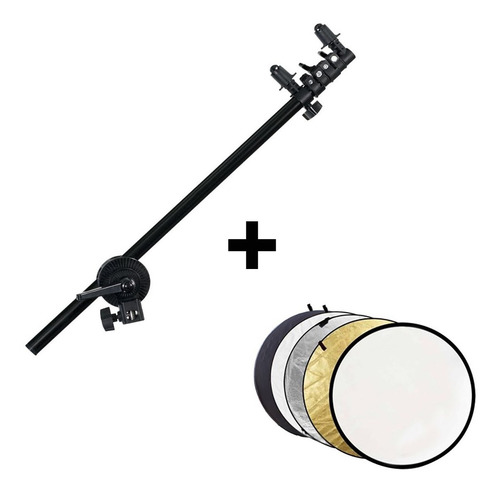 Imagen 1 de 8 de Kit Foto Soporte Pantalla Rh02 + Pantalla 5 En 1 110 Cm