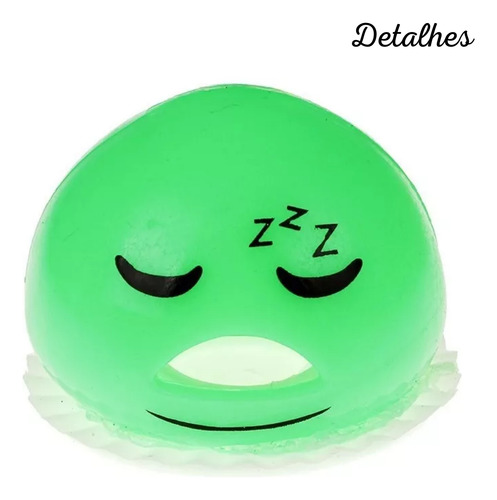 4 Bolinhas Eca Ball Divertida Squishie Aperta Sai Slime