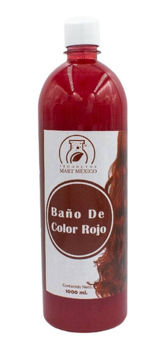 Shampoo Capilar Baño De Color Rojo (1 Litro)